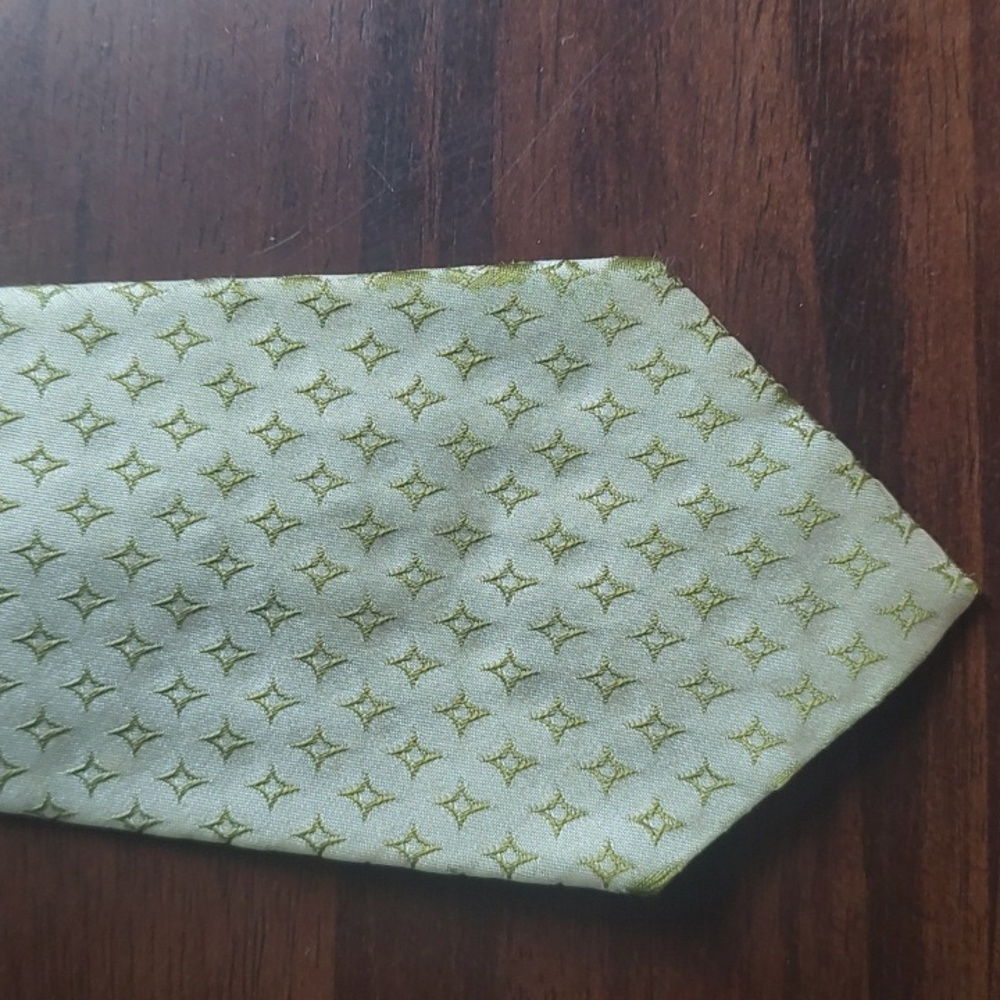 Vintage Silk Star Tie Elegant Gold Patterned Narrow Tie Astronomy Professor